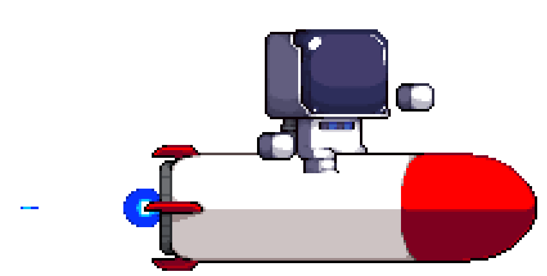 xCodiq mascot on a rocket